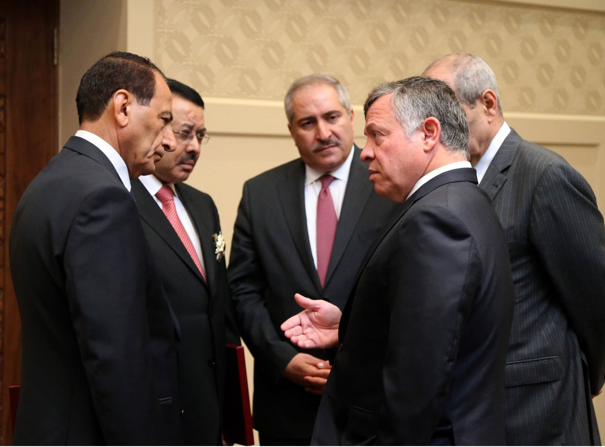 His Majesty King Abdullah II Swearing In A Number Of Newly Appointed ...